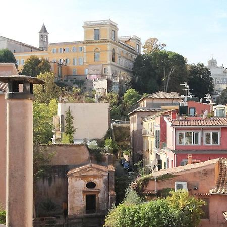 Luxury Art Apartment In Trastevere With Terrace Rome Extérieur photo