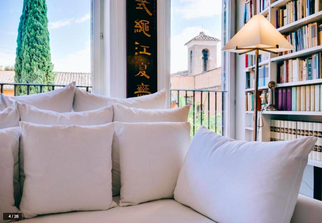 Luxury Art Apartment In Trastevere With Terrace Rome Extérieur photo
