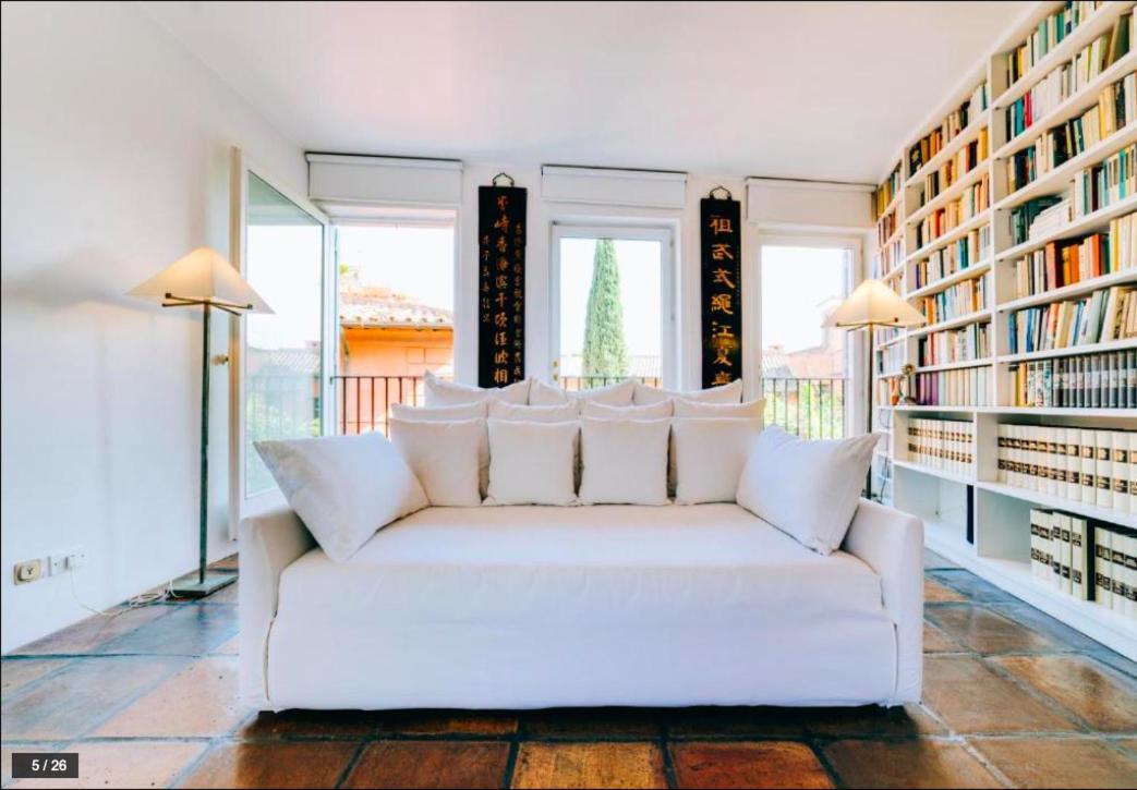 Luxury Art Apartment In Trastevere With Terrace Rome Extérieur photo