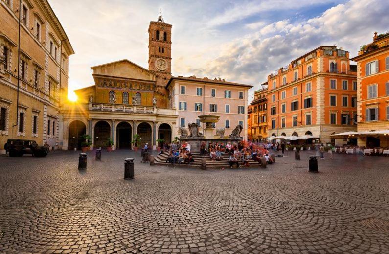 Luxury Art Apartment In Trastevere With Terrace Rome Extérieur photo