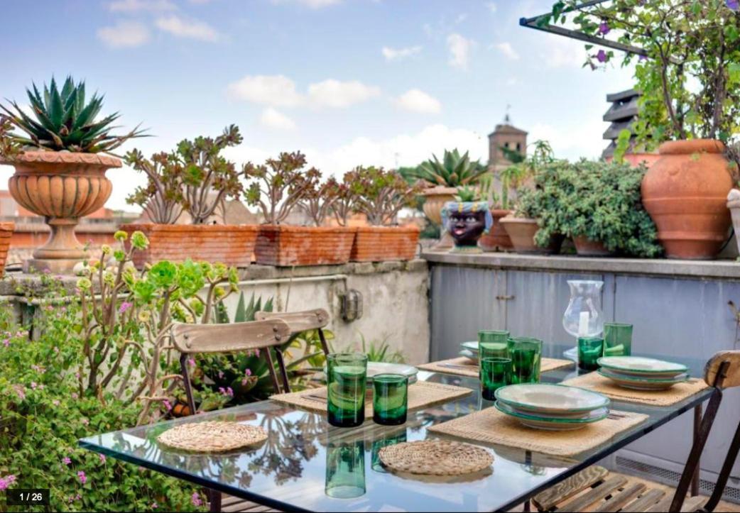 Luxury Art Apartment In Trastevere With Terrace Rome Extérieur photo