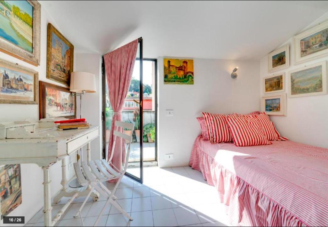 Luxury Art Apartment In Trastevere With Terrace Rome Extérieur photo