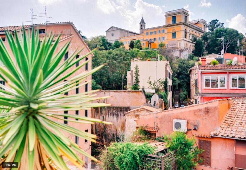 Luxury Art Apartment In Trastevere With Terrace Rome Extérieur photo