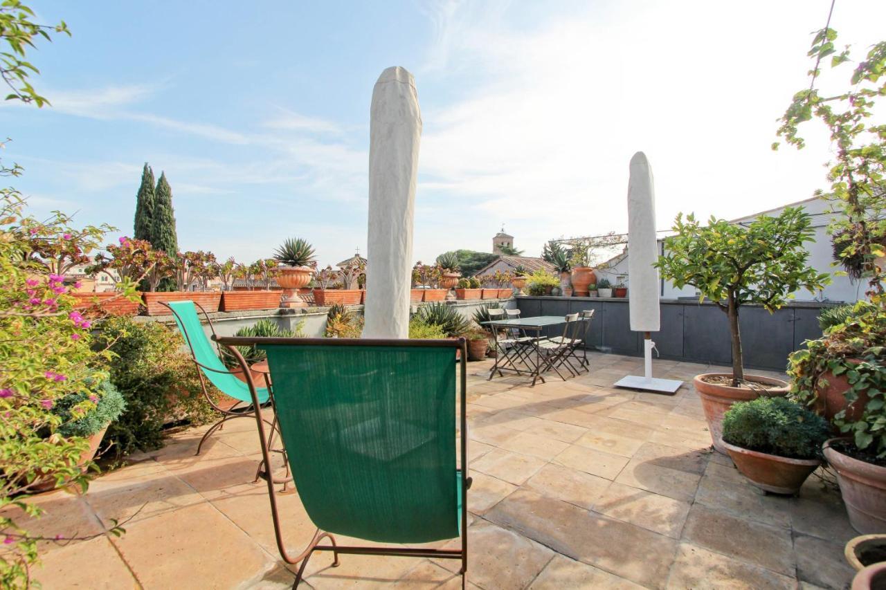 Luxury Art Apartment In Trastevere With Terrace Rome Extérieur photo
