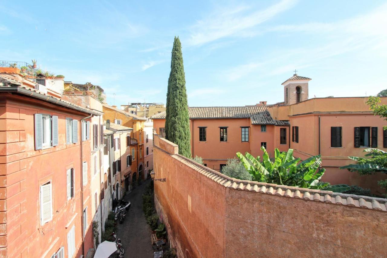 Luxury Art Apartment In Trastevere With Terrace Rome Extérieur photo