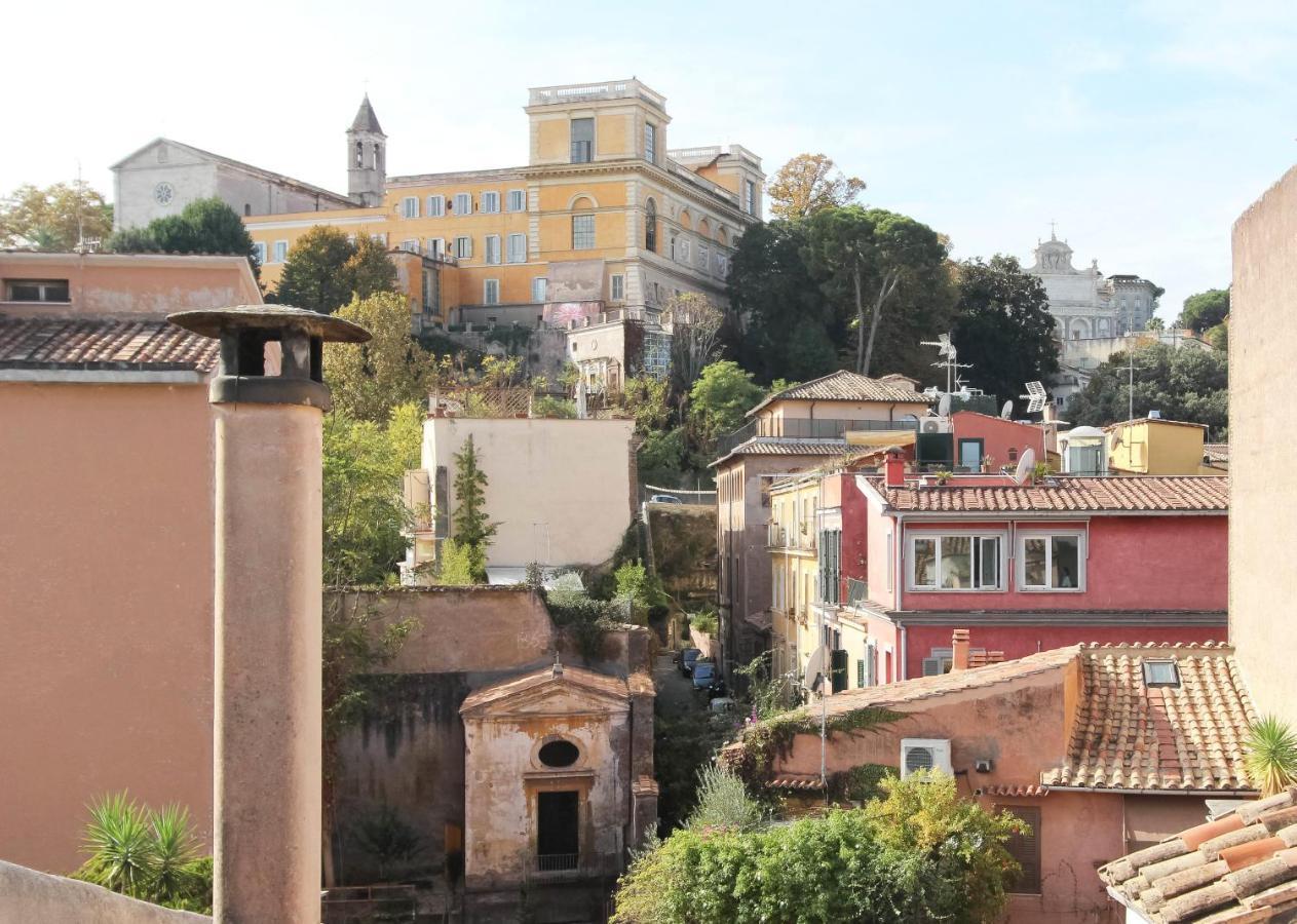 Luxury Art Apartment In Trastevere With Terrace Rome Extérieur photo
